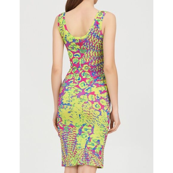 Versace Jeans Couture Vestiti Tie-Dye Sheath Dress Size 36 /US 0 $376 - Picture 3 of 11